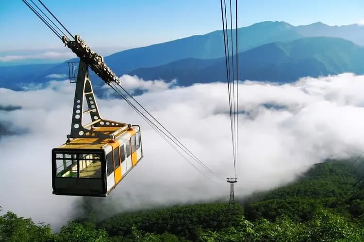 黑岳纜車(層雲峽觀光協會提供)-黑岳空中纜車(約7分鐘)