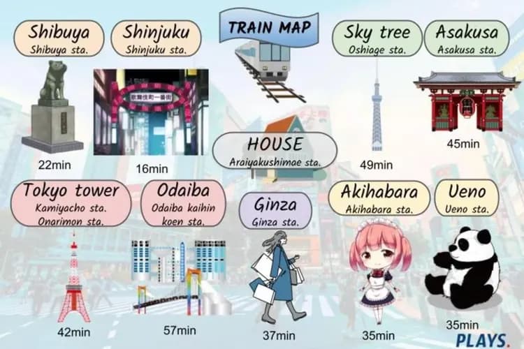 신주쿠까지 단 9분, 아라이야쿠시마에역까지 도보 6분이며, 최대 20명 수용 가능한 5LDK 구조, 면적 109㎡!-20