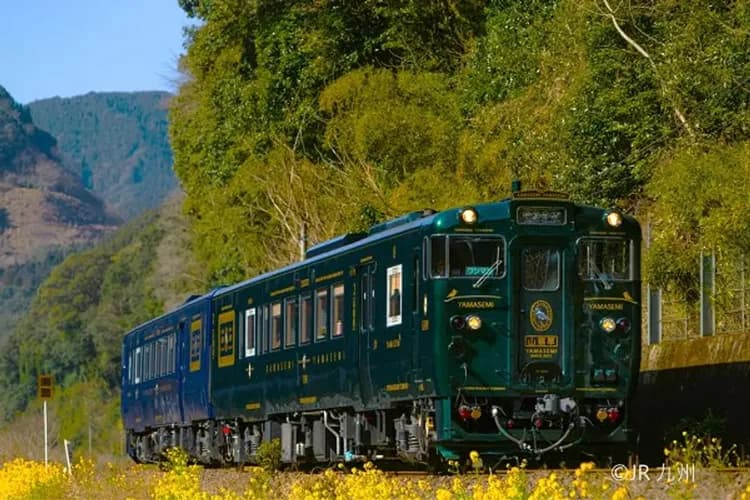 JR翡翠山翡翠列車(熊本++阿蘇；約1.5小時)