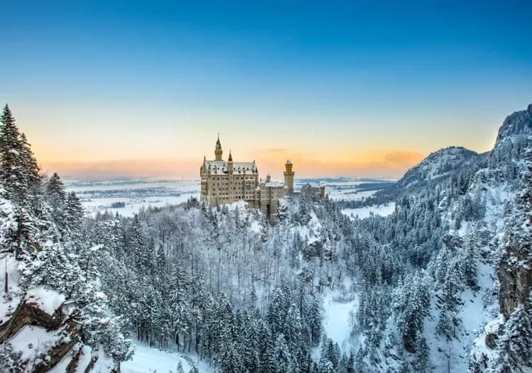 新天鵝堡,迪士尼城堡,夢幻城堡,瑪莉安橋,童話城堡,羅曼蒂克大道