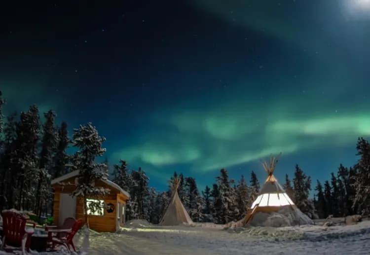 360度玻璃帳篷營地2晚~夜觀極光