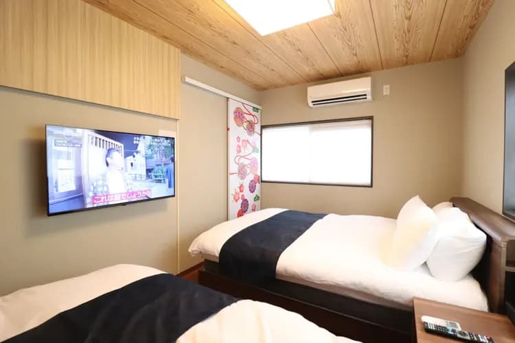 天下茶屋旅居｜獨棟民宿・3間臥室・現代風格療癒空間・直達關西機場-6