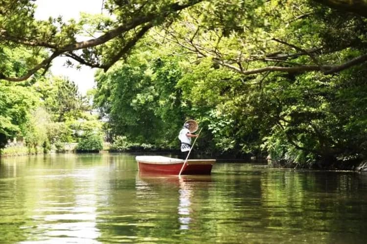 柳川扁舟搖船(搭乘時間約30分鐘)