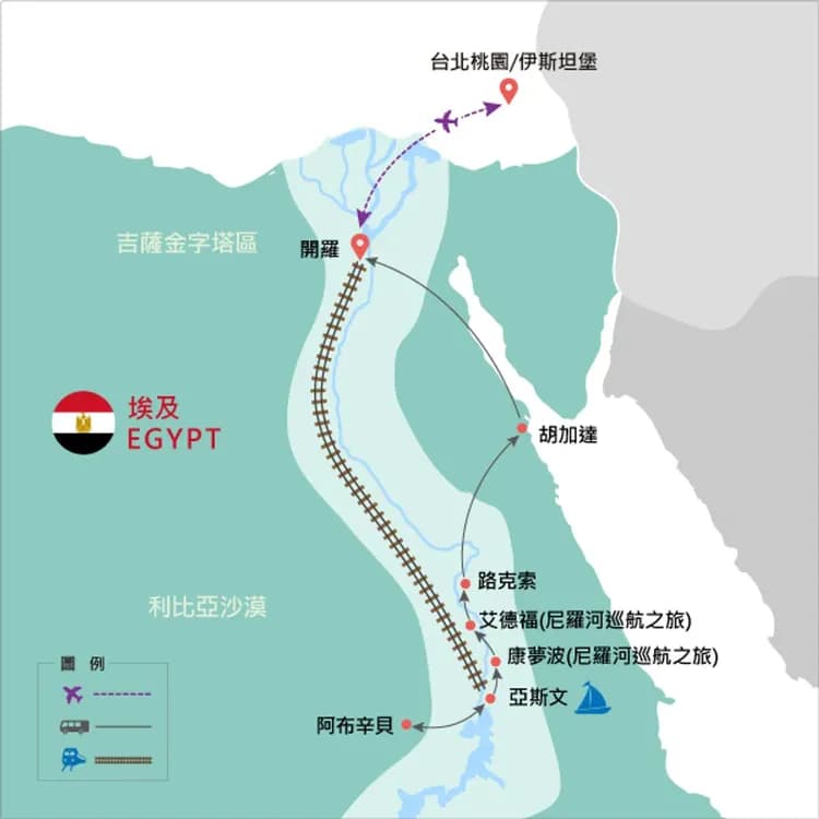 地圖僅提供路線示意參考，並未依照比例繪製，請見諒。-