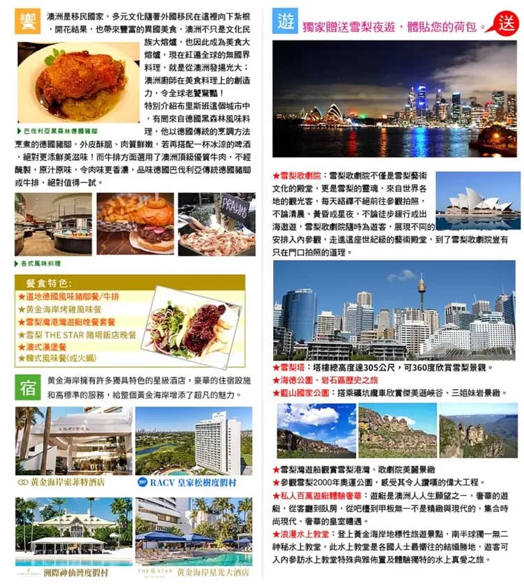 【澳遊客】SIM卡漫遊~水水雪梨+黃金5星8日(夜遊全程小費、雪梨塔、歌劇院入內)-9