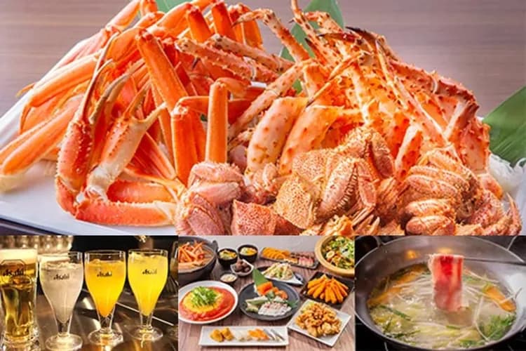 三大蟹吃到飽+酒水暢飲