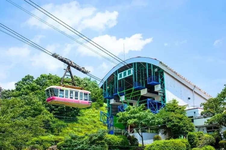 別府空中纜車(別府高原～鶴見山上；約10分鐘)