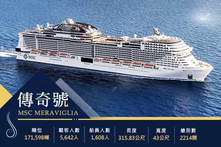 MSC MERAVIGLIA 傳奇號