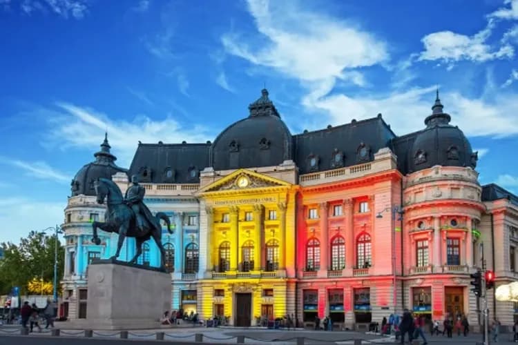 布加勒斯特-維多利亞國家圖書館-布加勒斯特(羅馬尼亞首都)