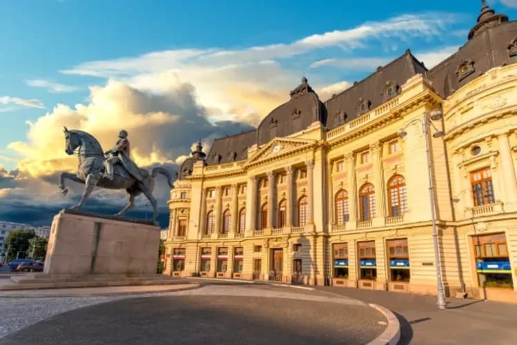 布加勒斯特-維多利亞國家圖書館-布加勒斯特(羅馬尼亞首都)