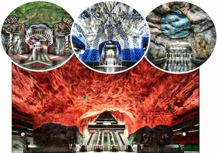 地下藝術鐵-斯德哥爾摩漫遊