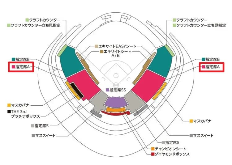 對戰韓國－指定席A