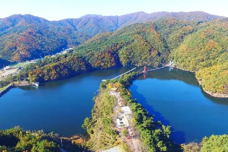 七甲山天莊湖吊橋