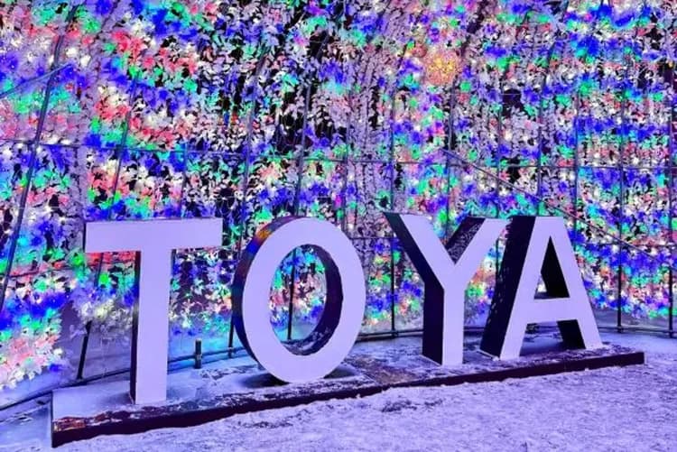 洞爺湖冬季彩燈節(自行前往)