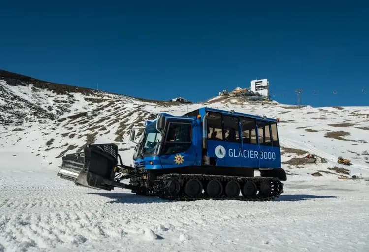 冰原雪車示意圖-冰河3000景區(纜車上下)