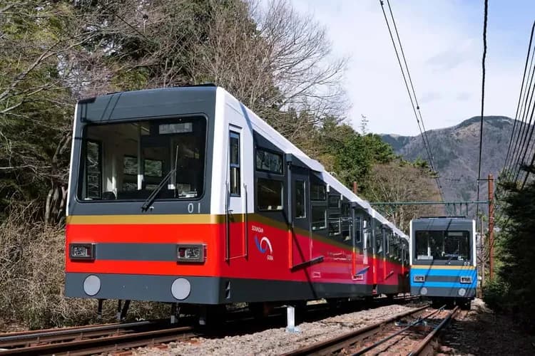 照片取自官網-箱根鐵道旅行(六月限定：繡球花電車)