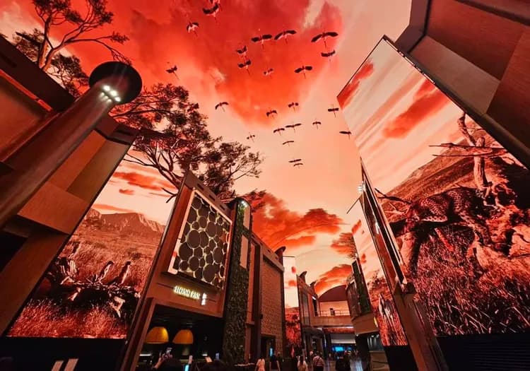 身歷其境【 迎仕柏度假城 LED極光道 】