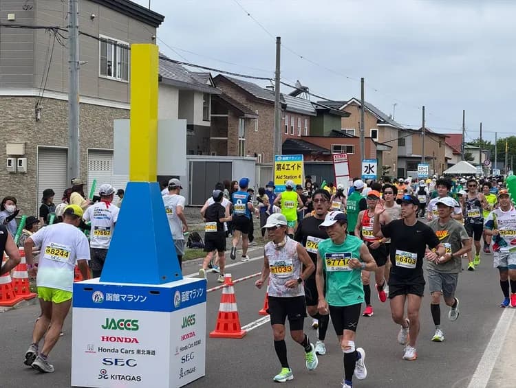 函館馬拉松（圖片出自函館馬拉松官網）。