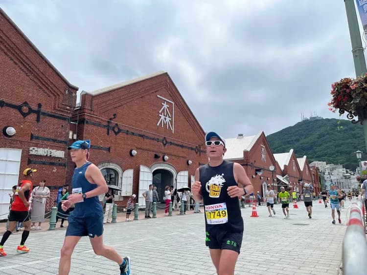 函館馬拉松（圖片出自函館馬拉松官網）。