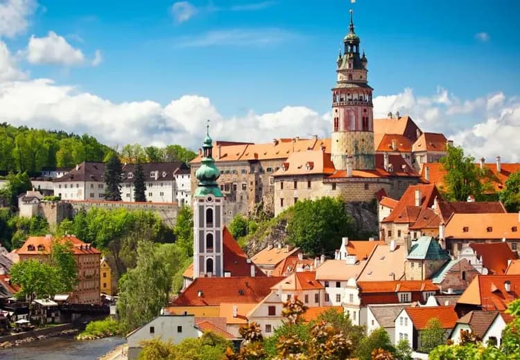 捷克景點庫倫諾夫景致