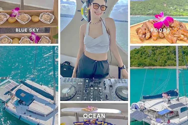 芭達雅：時尚遊艇包船遊(約4小時；專屬DJ派對+BBQ+水上活動)