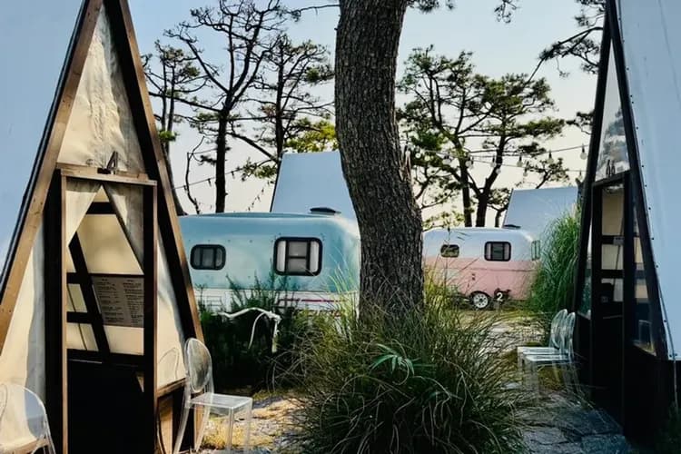 露營車烤肉BBQ-超Chill海邊露營車BBQ