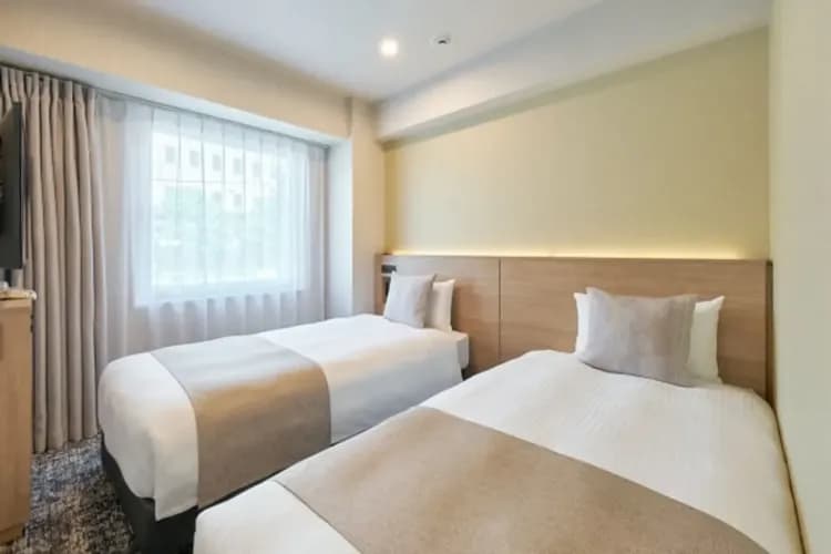 Villa Fontaine飯店 東京茅場町 (Hotel Villa Fontaine Tokyo Kayabacho)-雙床房