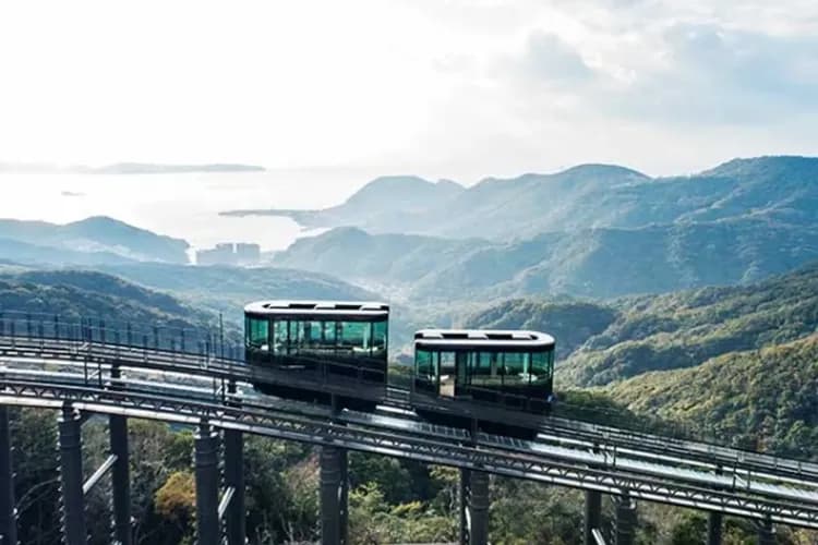 擷取自稲佐山公園官網-稻佐山斜坡車(約8分鐘)