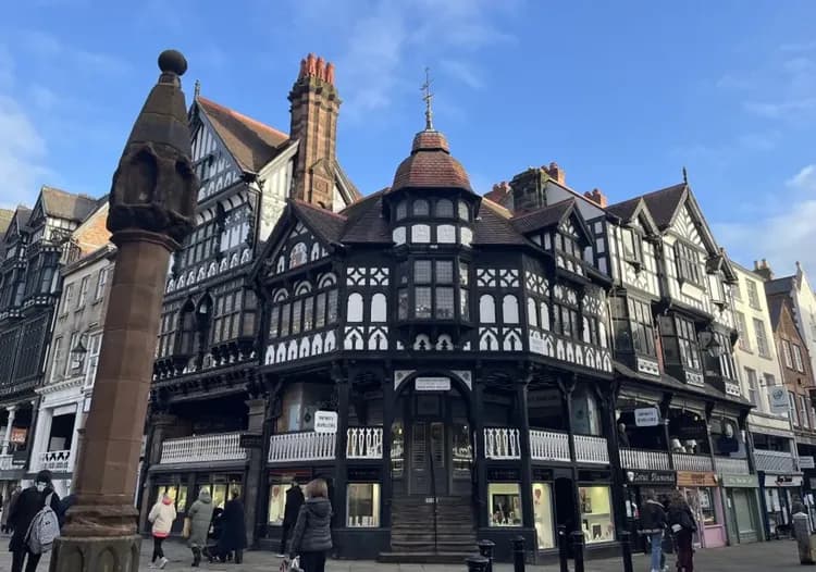 英國,切斯特,都鐸風,中古世紀小鎮,英格蘭小鎮