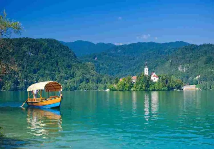 斯洛維尼亞景點布雷德湖