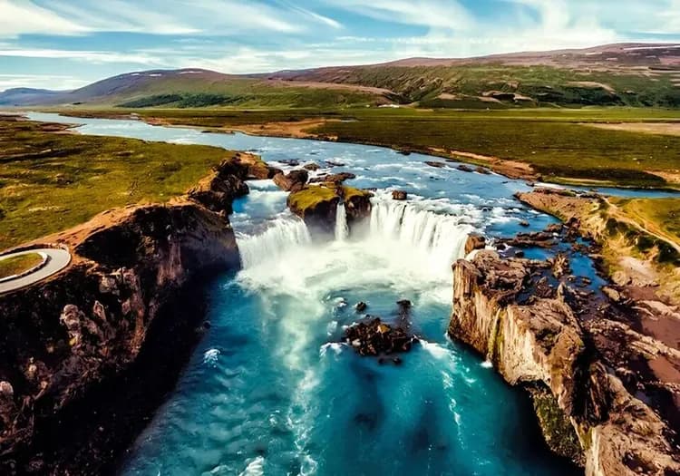 冰島景點, 冰島旅遊, 鑽石圏之旅, 斯科加瀑布, 黃金瀑布, 眾神瀑布, 黛提瀑布