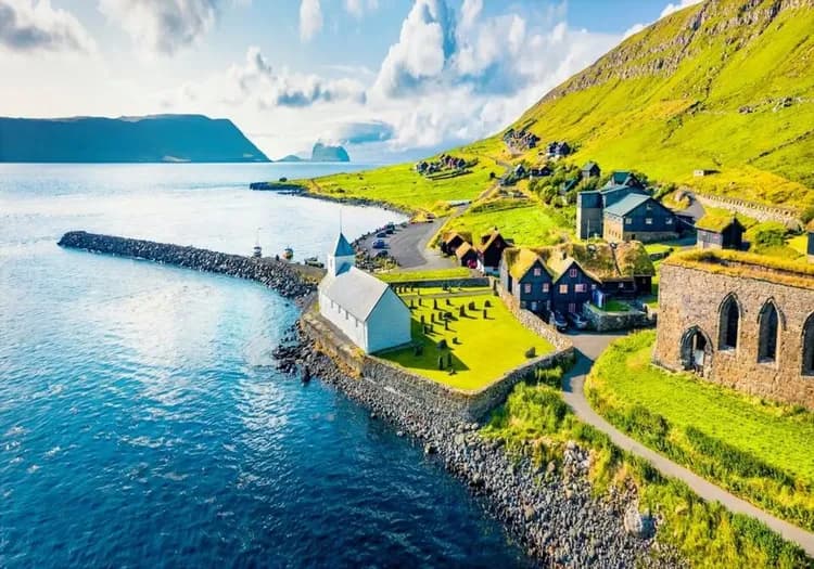 北歐旅遊,法羅群島景點,法羅群島旅遊,基爾丘布爾,Kirkjubøur