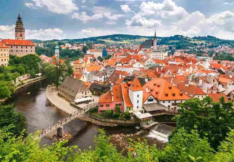 捷克景點庫倫諾夫景色