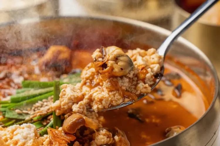 炒碼嫩豆腐（此為示意圖僅供參考)