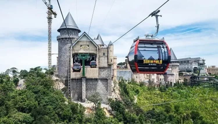 巴拿山世界最長纜車