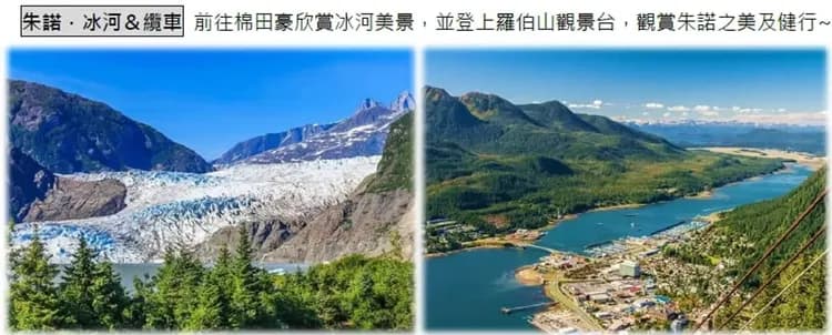 玩美加族｜尋夢公主號｜阿拉斯加冰河灣、丹奈利景緻列車｜團體遊15日-5