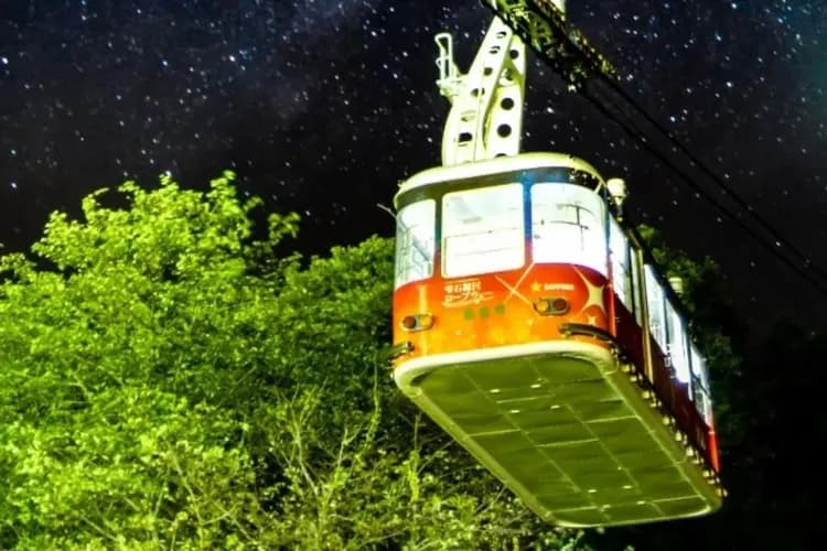 照片來源：雫石王子官網-觀星纜車體驗