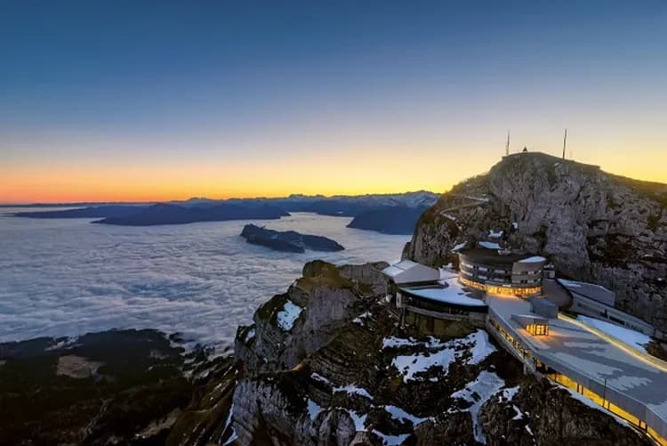 皮拉圖斯山山頂飯店-仰望靜瑟星空，俯瞰壯麗景致