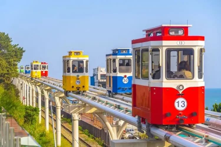 天空膠囊列車(尾浦++青沙浦；約30分鐘)