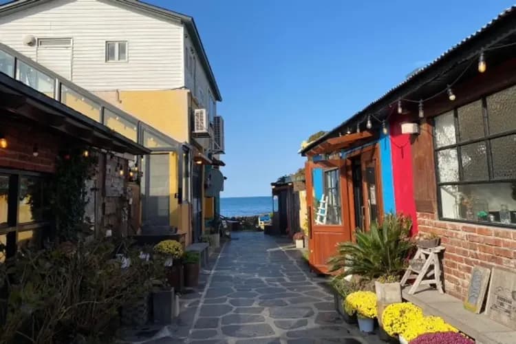 濟州涯月海邊人氣咖啡店-春日咖啡館BOMNAL-春日咖啡館(贈每人飲品乙杯)