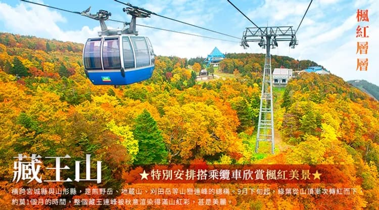 追楓好食在東北旅遊|藏王纜車.五色沼檜原湖遊船.鶴城.合掌村.松島五大堂.秋保瀑布.牛舌餐.採果.3晚溫泉五日-6