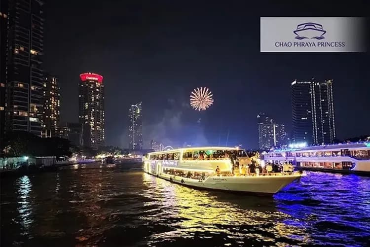 湄南河夜遊船(全程約2小時+船上自助餐)