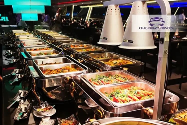 湄南河夜遊船(全程約2小時+船上自助餐)