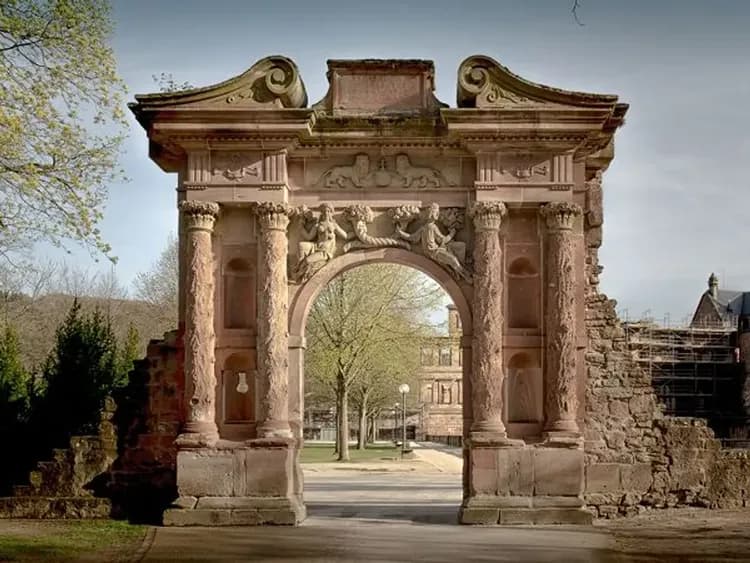 海德堡城堡區伊莉莎白門-海德堡古堡與雙城風情