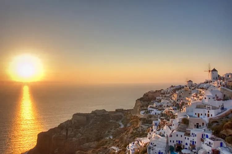 聖托里尼-伊亞日落-愛琴海雙跳島