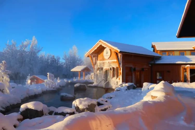 Photo by Eclipse Nordic Hot Springs-育空極地溫泉
