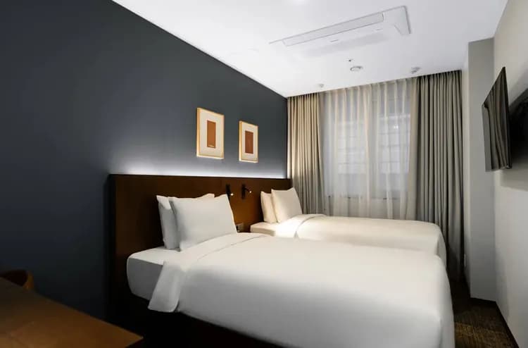 全馬：首爾 Prima 飯店 ( Hotel Prima Seoul / 더프리마호텔 종로 )－標準雙床房