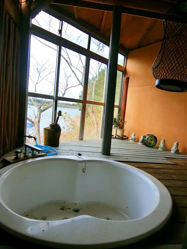 手作りジャグジーバス