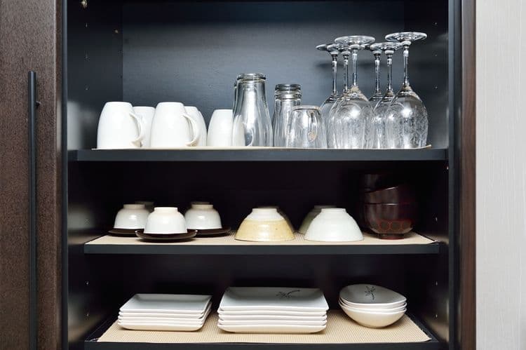 Glasses, cups, and plates