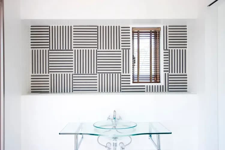 2階バスルームにある洗面スペース